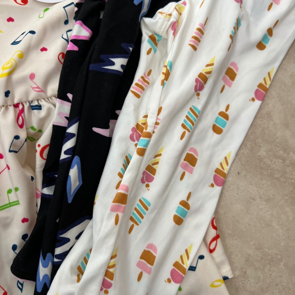 DotDotSmile Baby Girls 6/12M Bundle 10pc Dresses Leggings Mixed Prints Lot USA - Picture 11 of 12